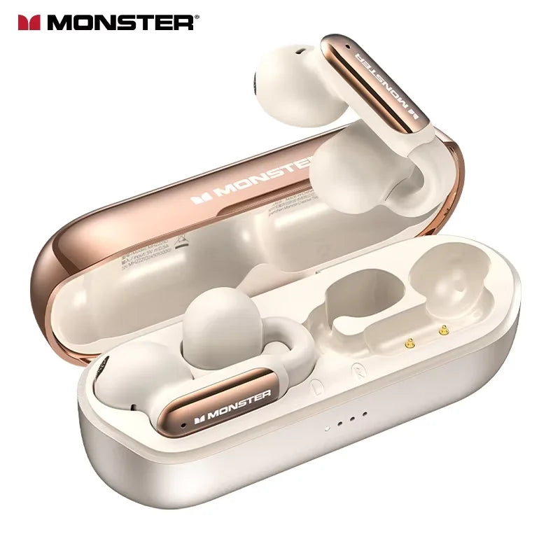 Experience Blissful Freedom with AC601 OWS Wireless Bluetooth Earphones - ENC Call Noise Cancelling Earclip Headphones for Active Lifestyles